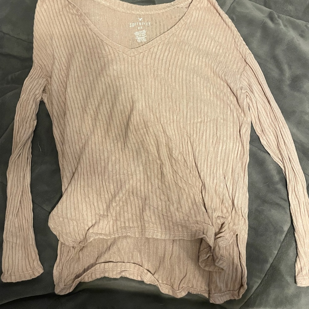 light pink sweater